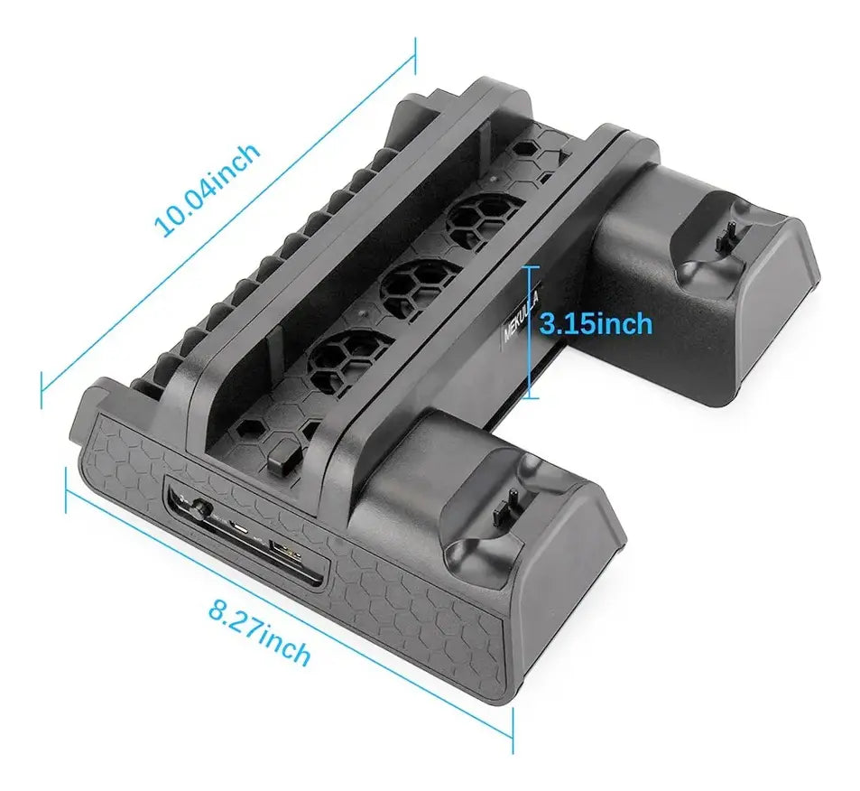 Base Refrigerante Cargador Controles Ps4 Fat Y Slim