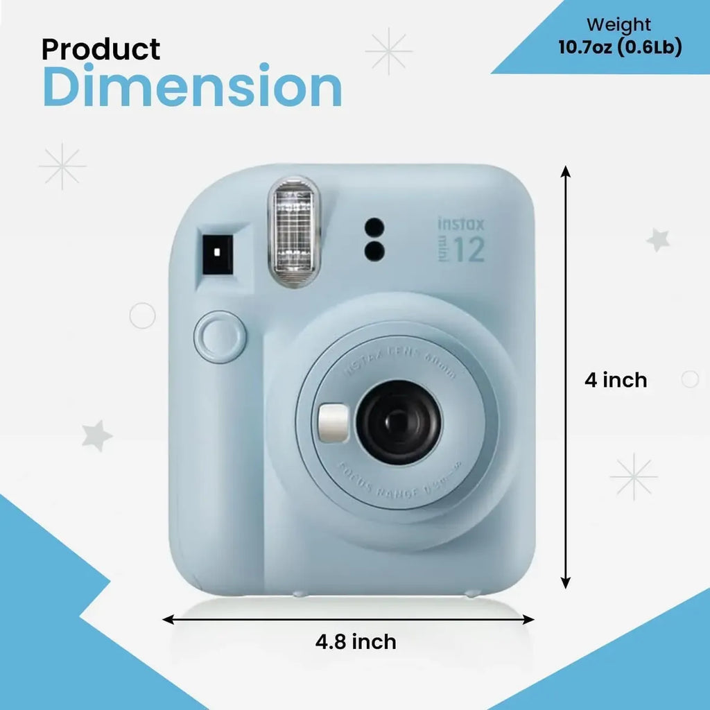 Combo Cámara instantánea Fujifilm Instax Mini 12 morado