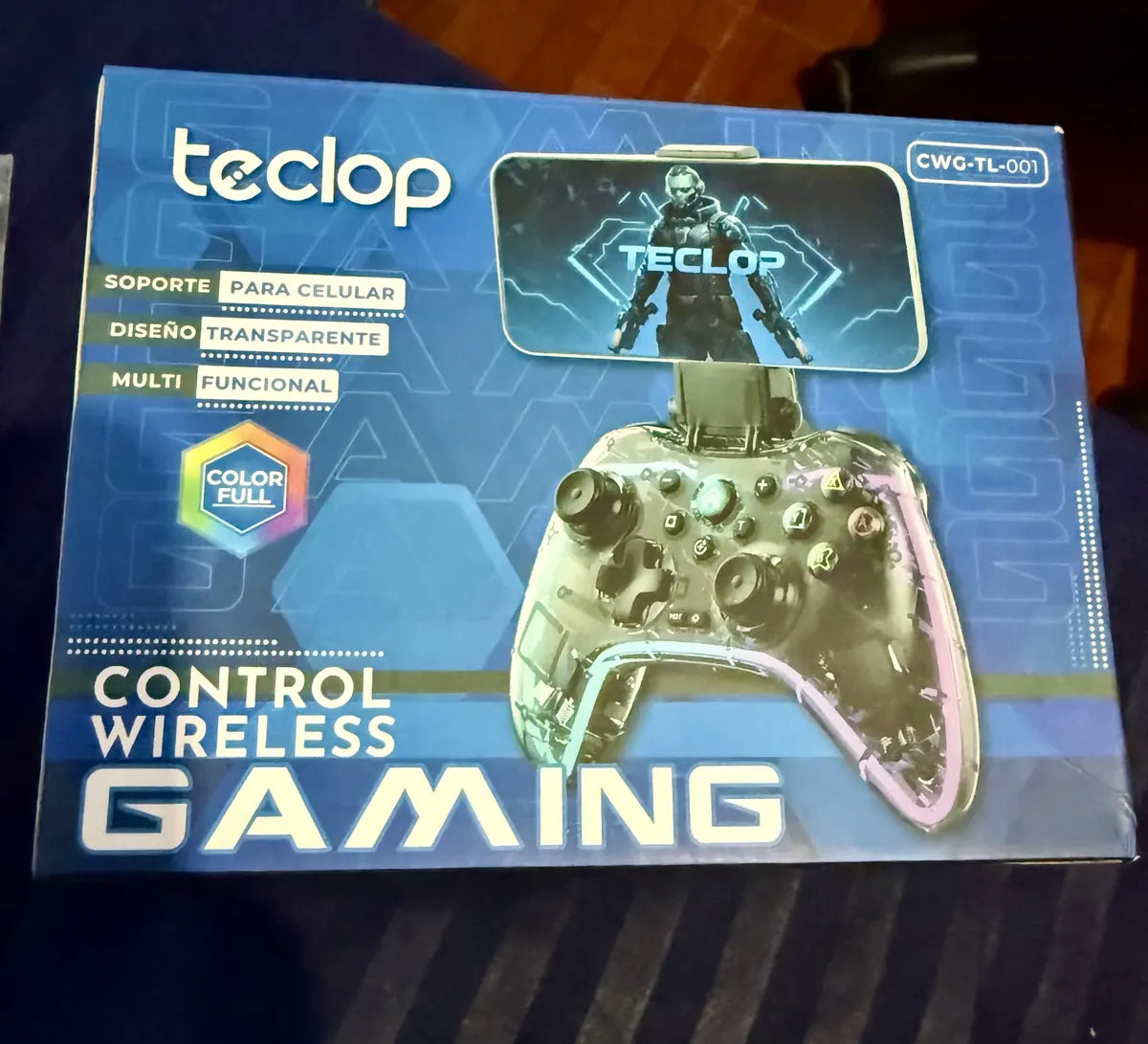 Control Wireless Gaming Teclop Cwg-tl-001 Inalámbrico Rgb