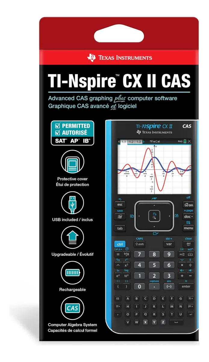Calculadora gráfica Texas Instruments TI-Nspire CX II CAS