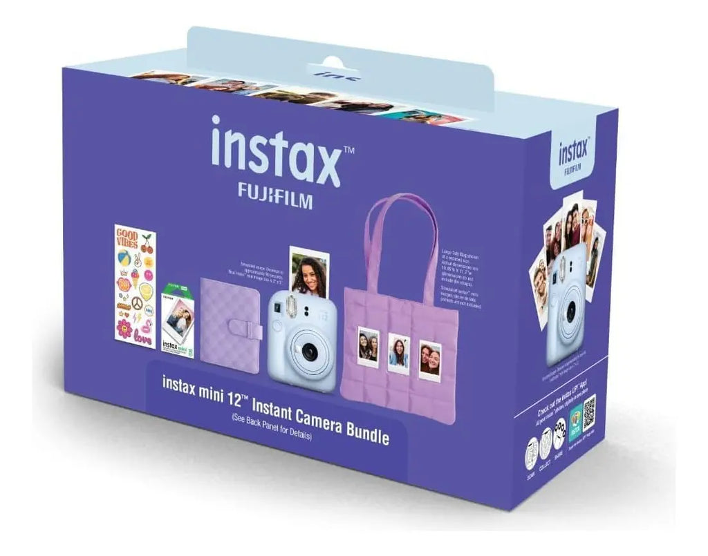 Combo Cámara instantánea Fujifilm Instax Mini 12 morado