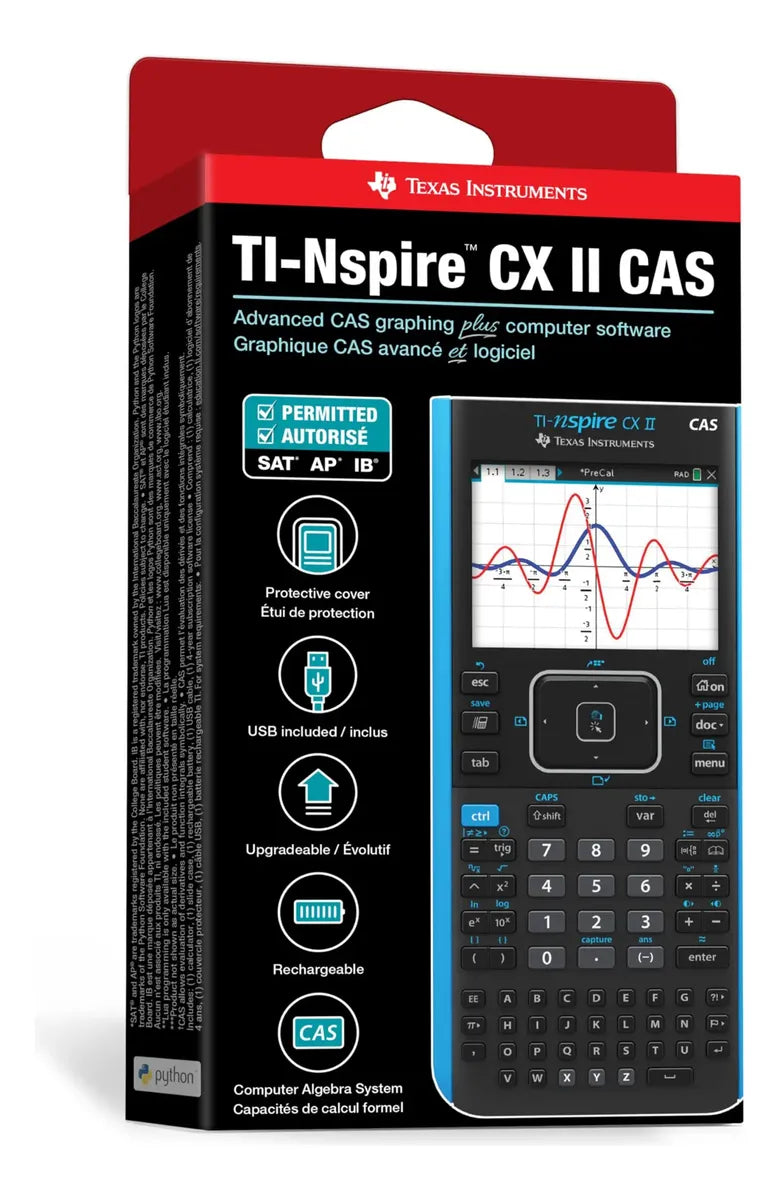 Calculadora gráfica Texas Instruments TI-Nspire CX II CAS