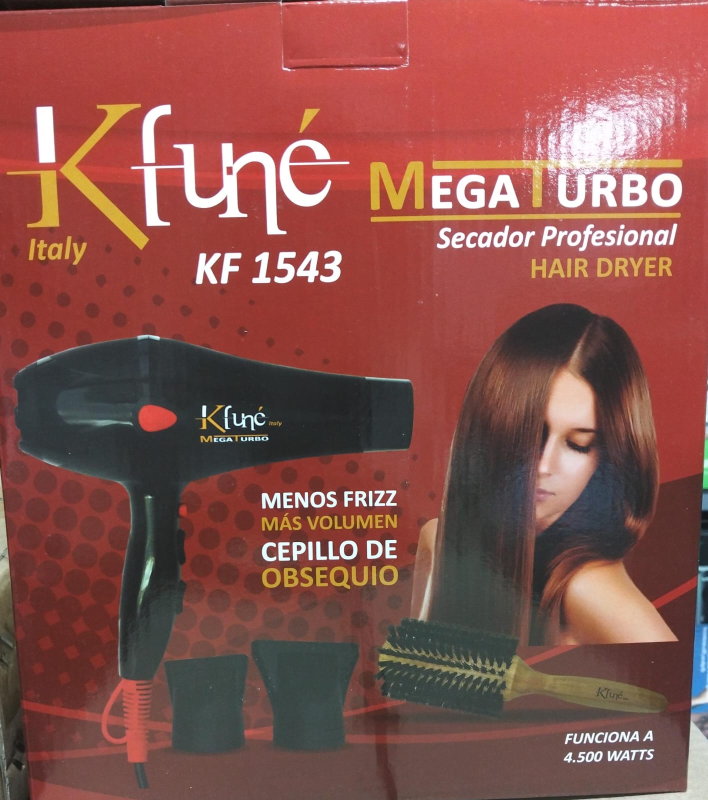 Secador Kfune Kf-1543 Para Tratamientos Con Keratina